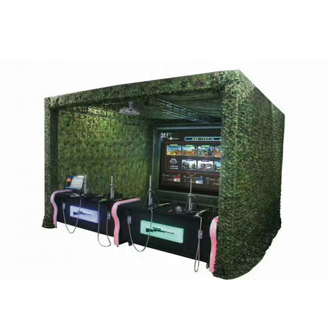 Игровой автомат виртуальной реальности с 4 игроками, 3D Сумасшедший симулятор для охоты, симулятор виртуальной реальности для охоты, игра для стрельбы