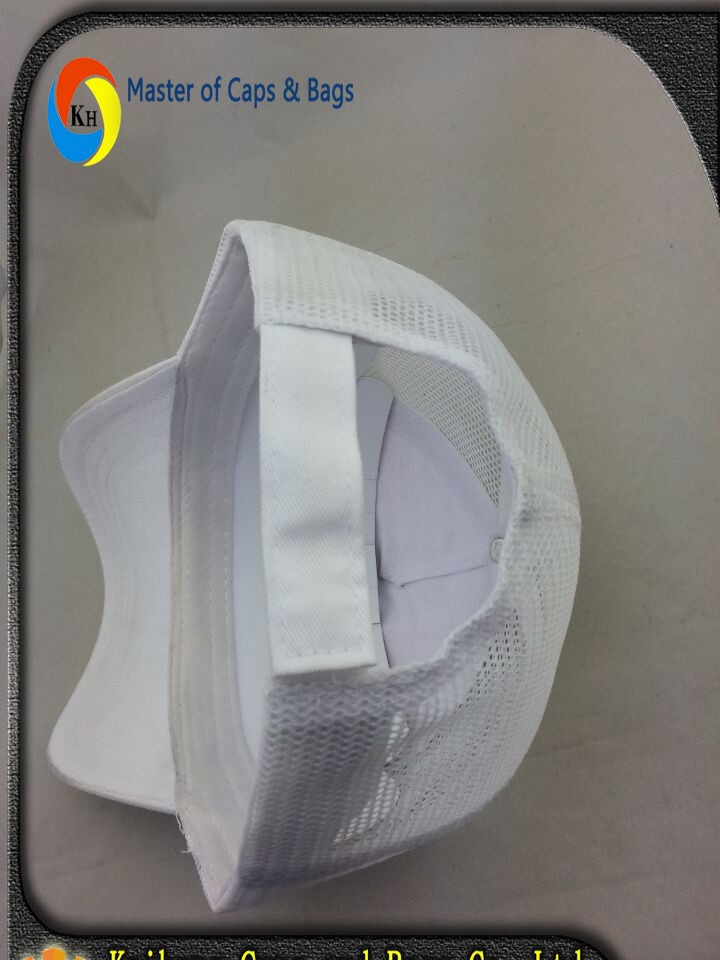 Waterproof 5-panel golf white sport cap camper hats recycled materials