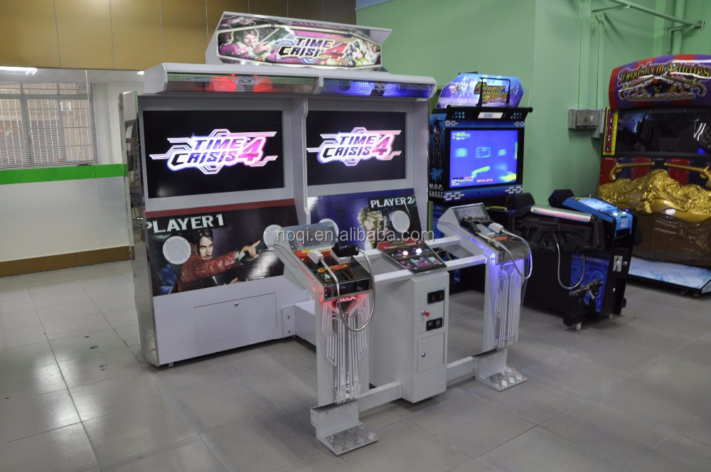 2 Players coin operated time crisis 3 4 5, ct5 arcade video simulator gun shoot game machine