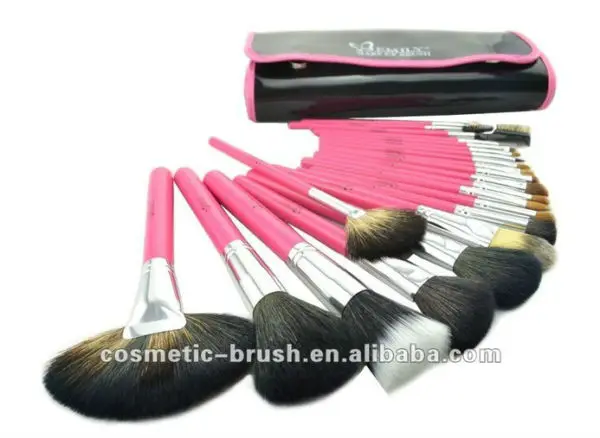 Factory Direct 22pcs Rose Red High Quality Professional Make up Brush Set
