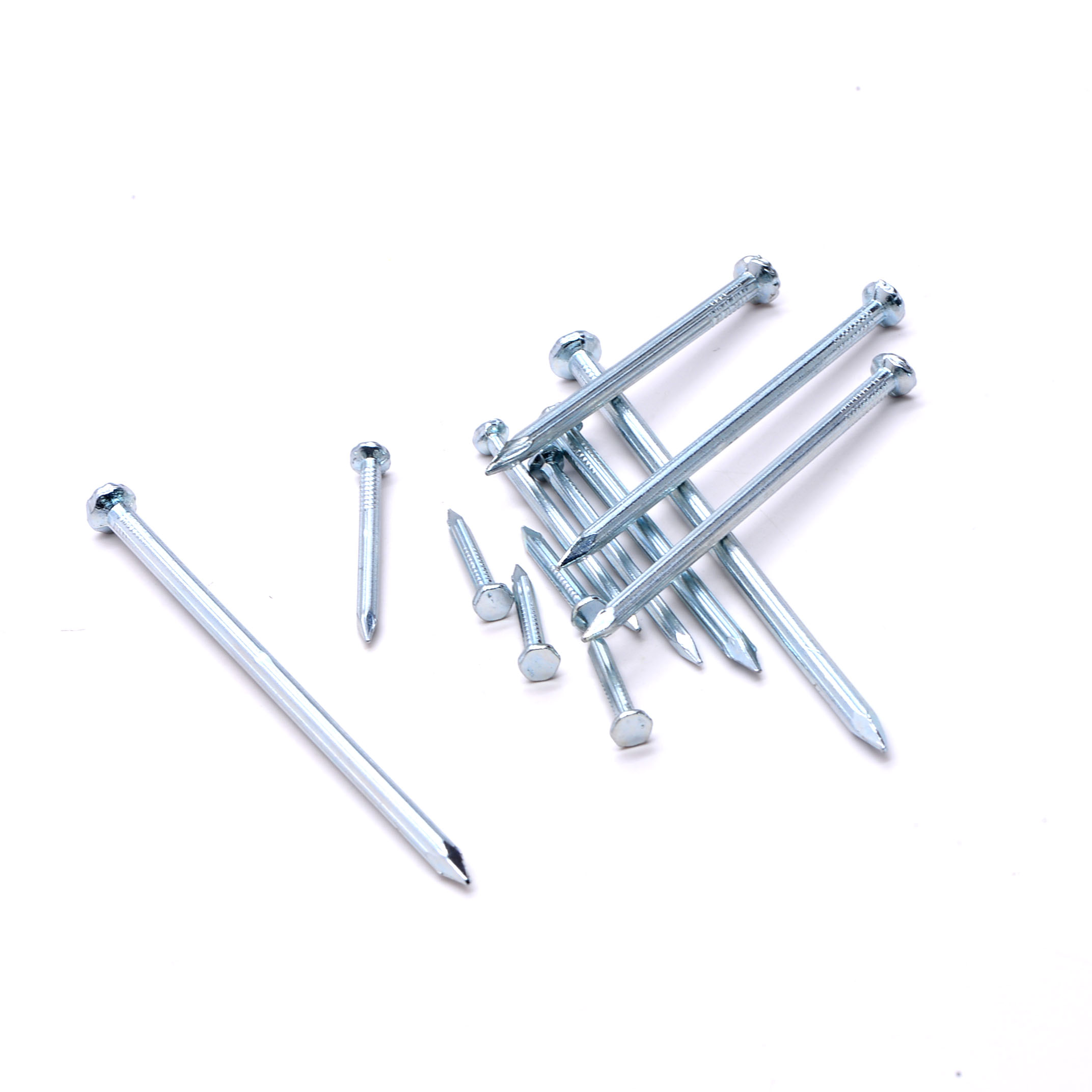 各种尺寸直线沟槽混凝土钢钉