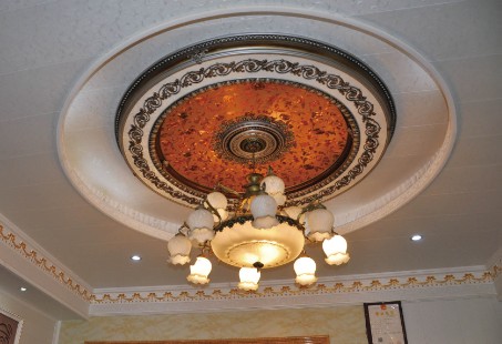 ps 艺术天花板照明现代浴室假装饰天花板瓷砖材料 - buy bathroom