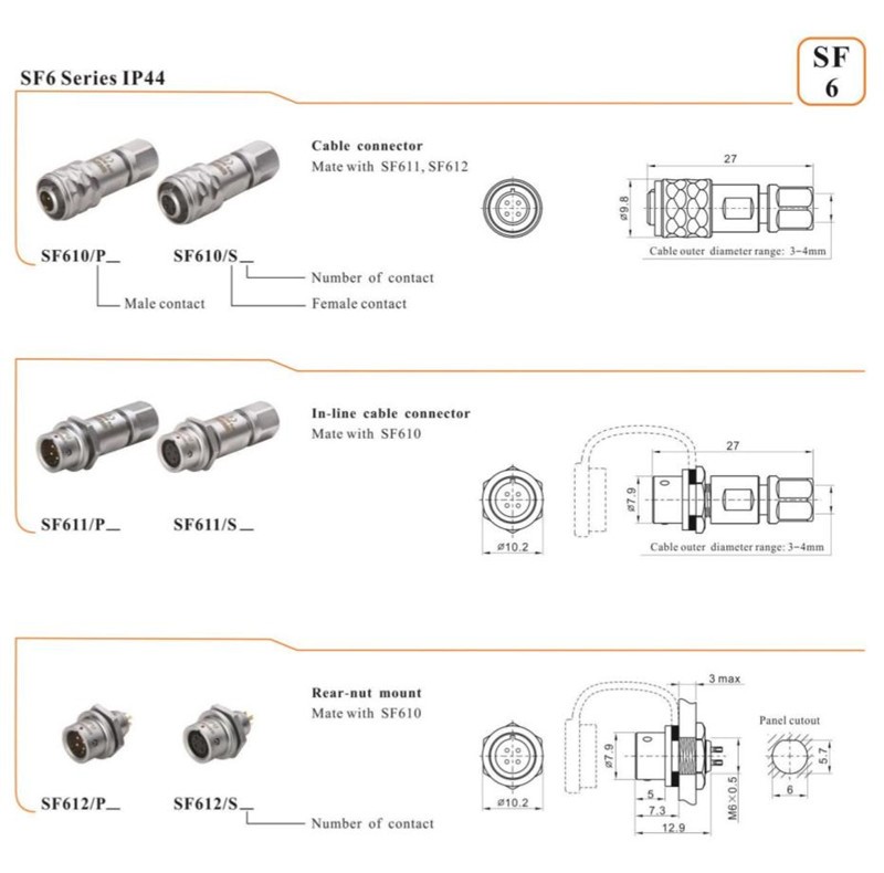 weipu connector datasheet