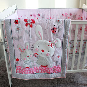 girl cot bumper