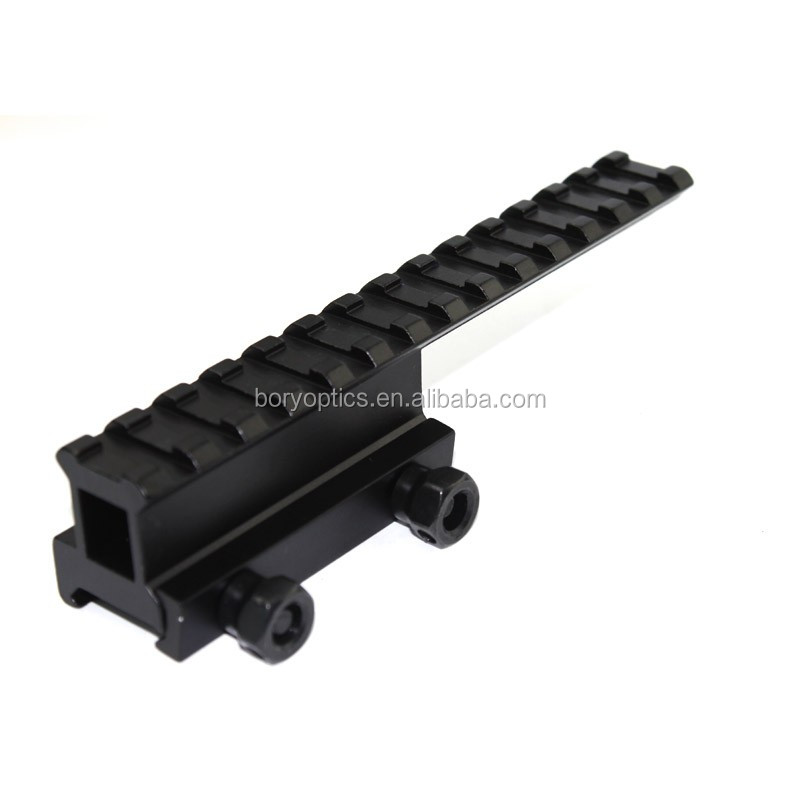 14 слотов See Through пикатинни, с расширением Rail Scope Base Riser Mount 145 см