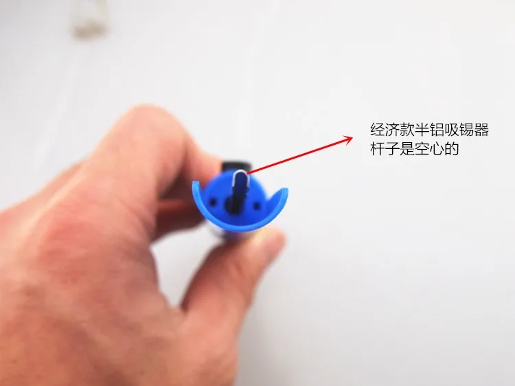 Pompe à dessouder métallique bleu Durable, outils de soudage manuel, fer à souder sous vide