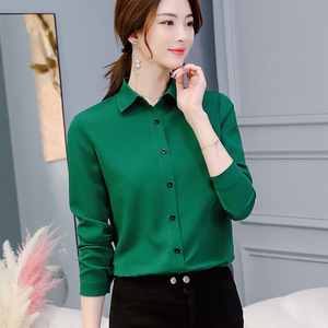 black formal chiffon blouses