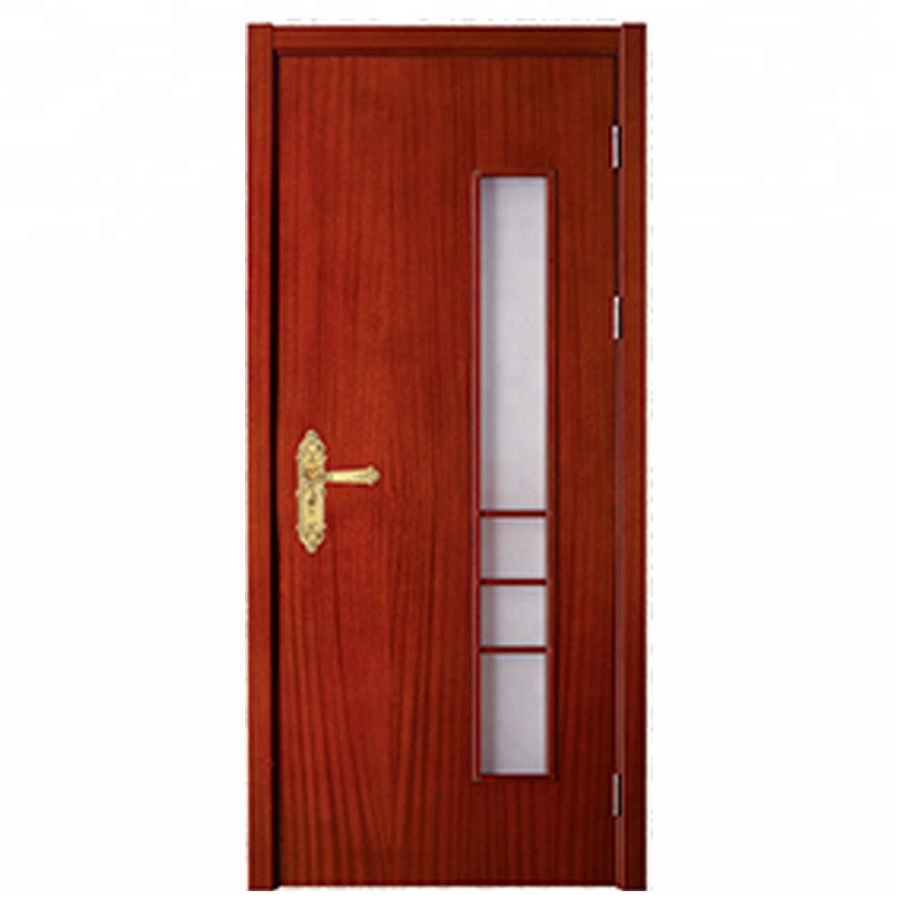Thiết kế mới nhập sợi thủy tinh bên ngoài khắc gỗ cửa ra vào thiết kế