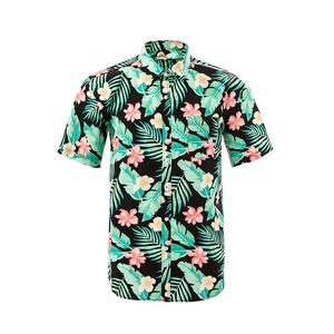 2019 Hawaiian shirt TREE PATTERN DIGITAL PRINTING SHIRTS HIGH QUALITY WHOLESALE FACTORY DRESS SHIRT FOR MEN