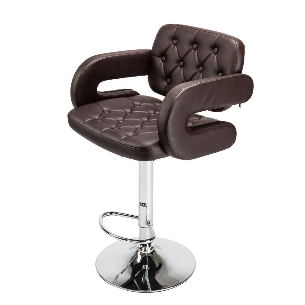 酒吧凳子 pu 皮革厨房酒吧俱乐部凳子早餐椅