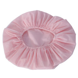 Wholesale bath products women waterproof shower cap with lace edge