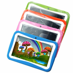 Multi-language 7 INCH WIFI children tablet pc with Dual cameras multifunction children learn machine for gift