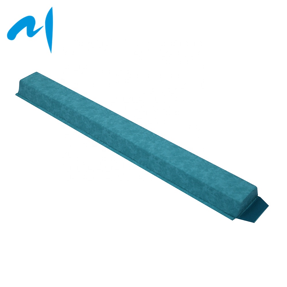 New Anti-slip PU Cover Blue Gymnastics Balance Beams for Home