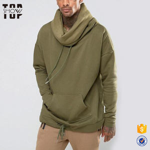 cowl neck mens hoodie