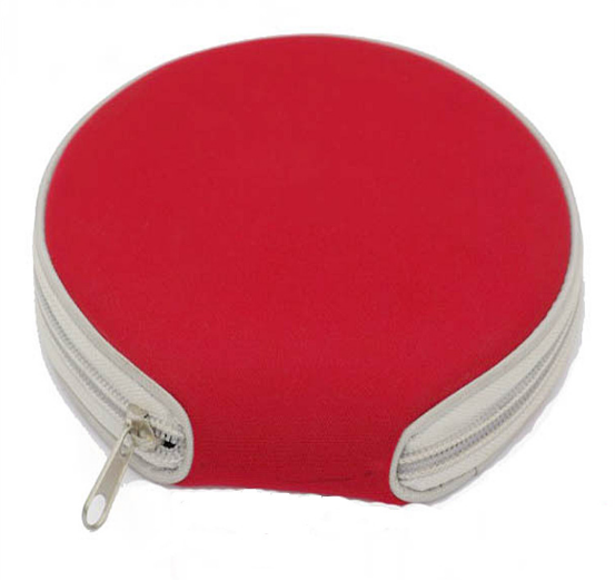 Custom Cheap Neoprene Round CD DVD Storage Case Bag With zipper