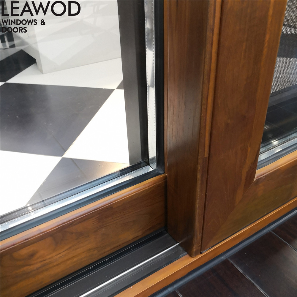 Aluminium Clad Wood Sliding Doors for Villa