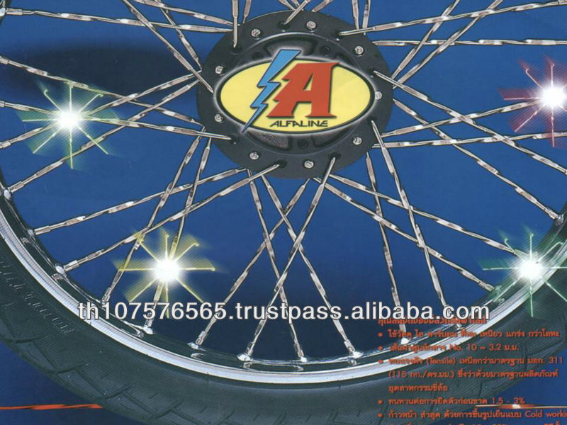 blue bike spokes