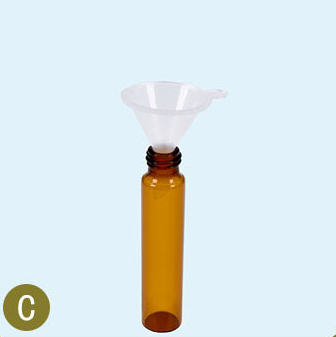 10ml Glass Cosmetic Container Colorful Roll On Bottle 10ml With Metal Screw Cap