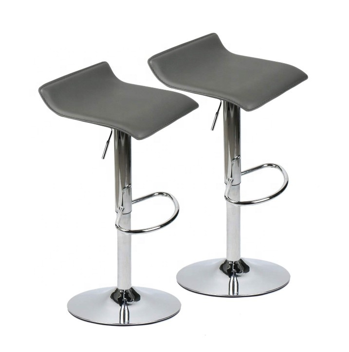 Современный поворотный ПВХ используется барные табуреты спинки Регулируемая Высота Счетчик барный стул