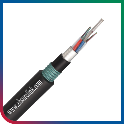 야외 단일모드 직접매설식（배관）는 강철 줄자 섬유 케이블 GYTA GYTA53 GYTS 이중 자켓 두배 덮개 피브라 눈의 케이블을 강화했습니다