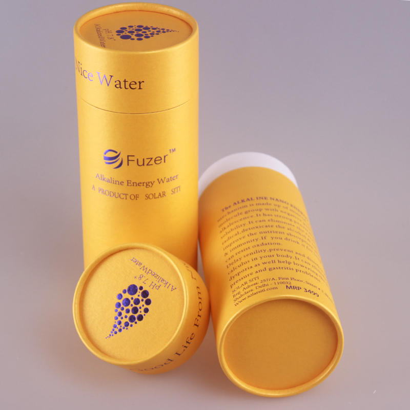 Cardboard Paper Tube for Water Bottle Tube Packaging for Bottle 700ml