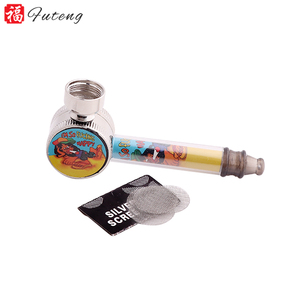 High quality Custom Grinder Herbal Metal Smoking Pipe Accessories Tobacco Pipe Herb Grinder Metal Smoking pipe