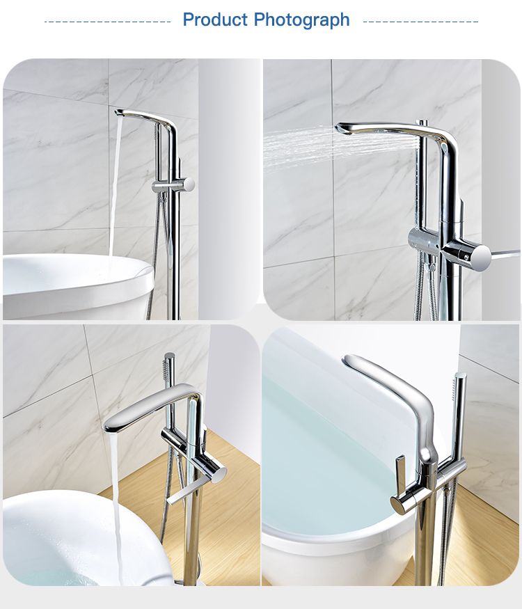 Bathtub Shower Mixer Tap Water With Faucet cUPC Install Upc Tub And Valve Big 1Hole Freestanding Head Bath Free Stand