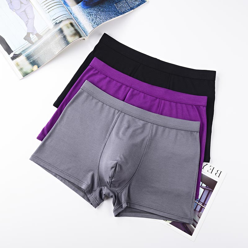 Mens Soft Breathable Pastel Wallpapers Underwear Boxer Briefs