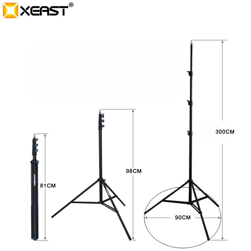 Металлический штатив XEAST SPCC 300 см/3 м, штатив для лазерного уровня, регулируемый штатив