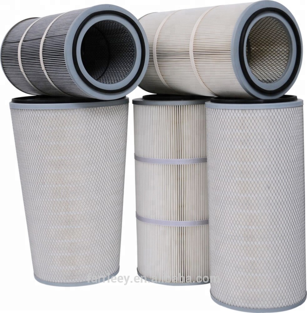 Цилиндрический промышленный фильтрующий картридж PTFE мембрана с широким слоем