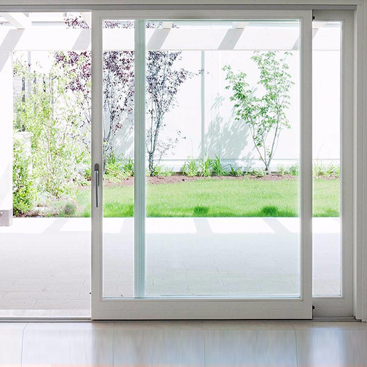 เศรษฐกิจย่างพีวีซีเลื่อนประตูกระจกภาษาฝรั่งเศสคำ UPVC เลื่อนประตู