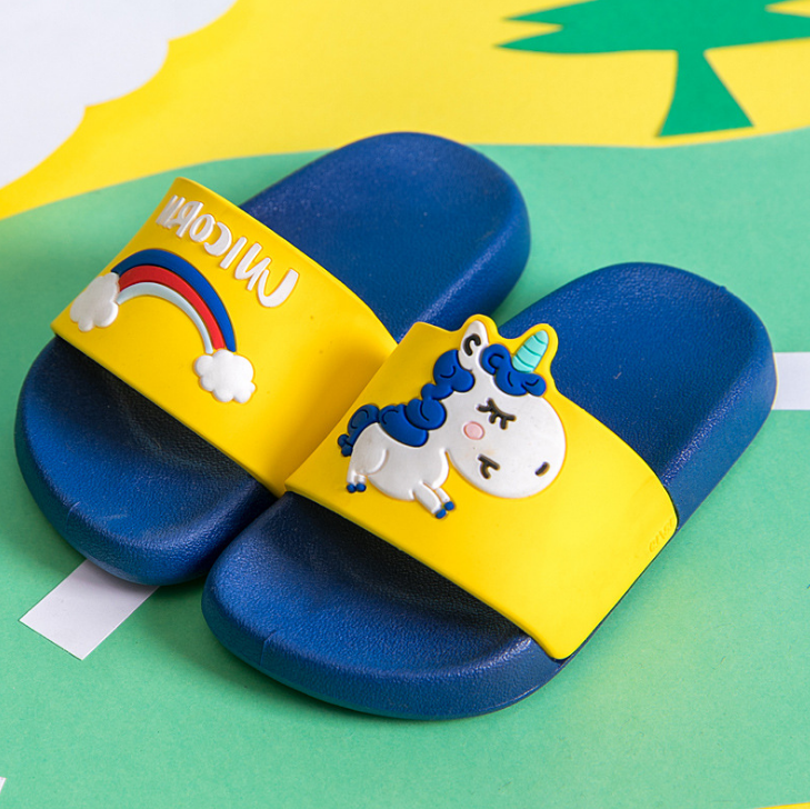 独角兽拖鞋动物马凉鞋防滑浴室拖鞋独角兽家居拖鞋可爱独角兽时尚动物