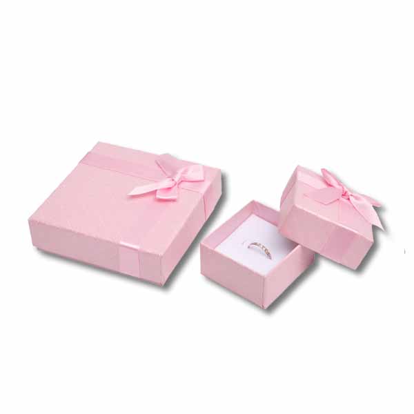 Small paper engagement ring box with your design