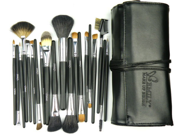 EMILY Brand Makeup Brush Set 20pcs Best High Quality Natural Goat Hair Makeup Brushes Sets