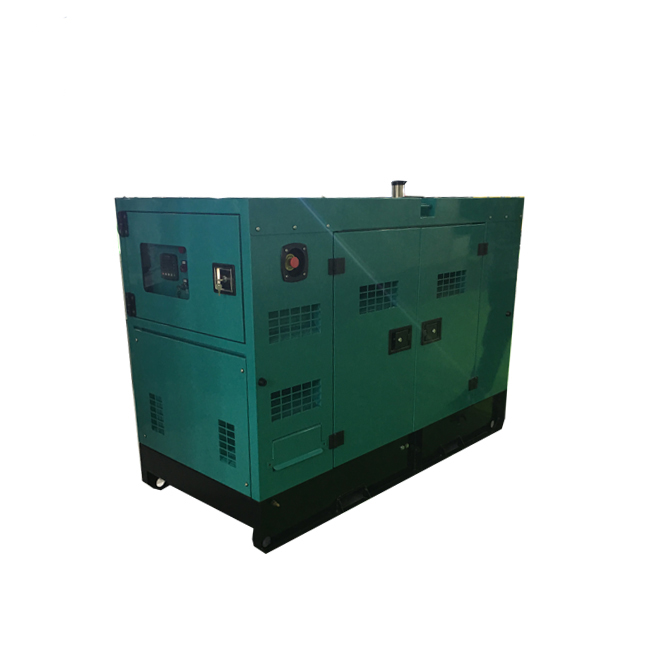 Factory direct sale 40kw 50kva soundproof diesel generator with base tank