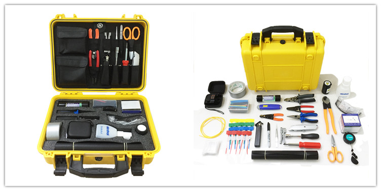 专业设备光纤工具箱 ftth 工具套件光纤安装工具