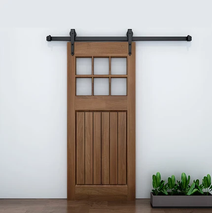 अमेरिकी शैली पूर्व-लटका ठोस लकड़ी खलिहान दरवाजा रसोई और बेडरूम के लिए