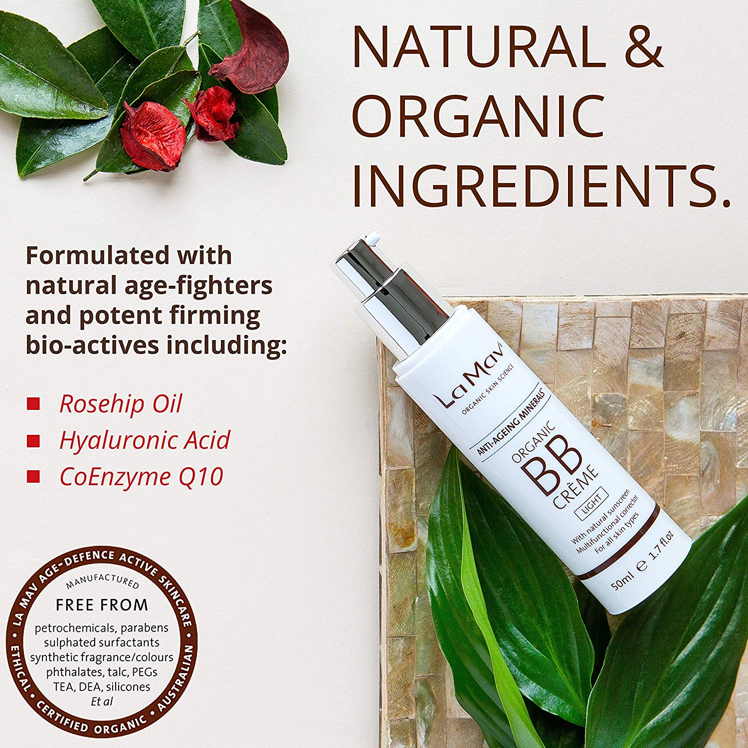 OEM Private Label Organic Moisturizing Improves Skin Elasticity BB Cream