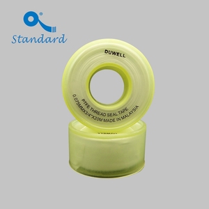 Plumber's ptfe sealing teflon tape yellow color
