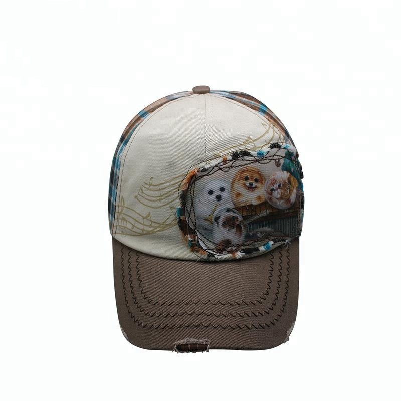 unisex pattern custom sport kids caps sun visor cap hat for kids