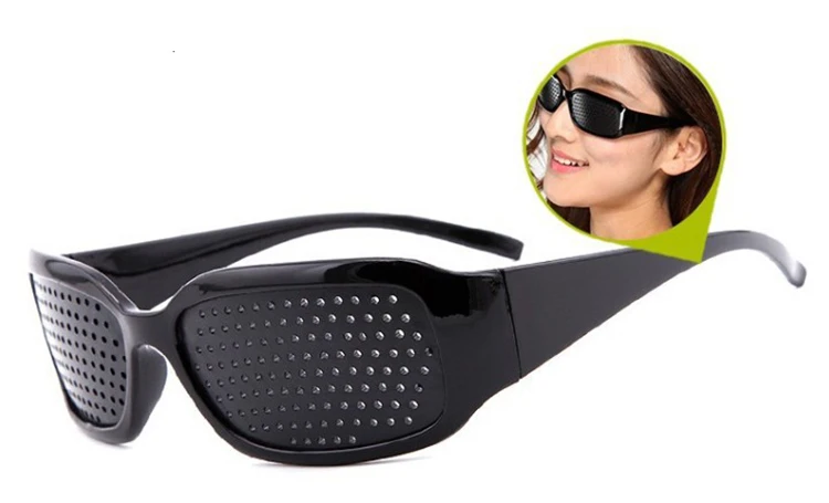 Hot sale hole black pinhole micro-hole glasses anti-myopia fatigue glasses