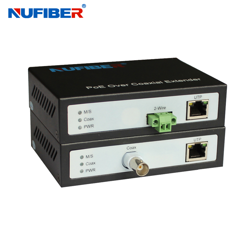 2pcs IP Extender Kit, IP Over Coaxial Extender Ethernet Adapter 500