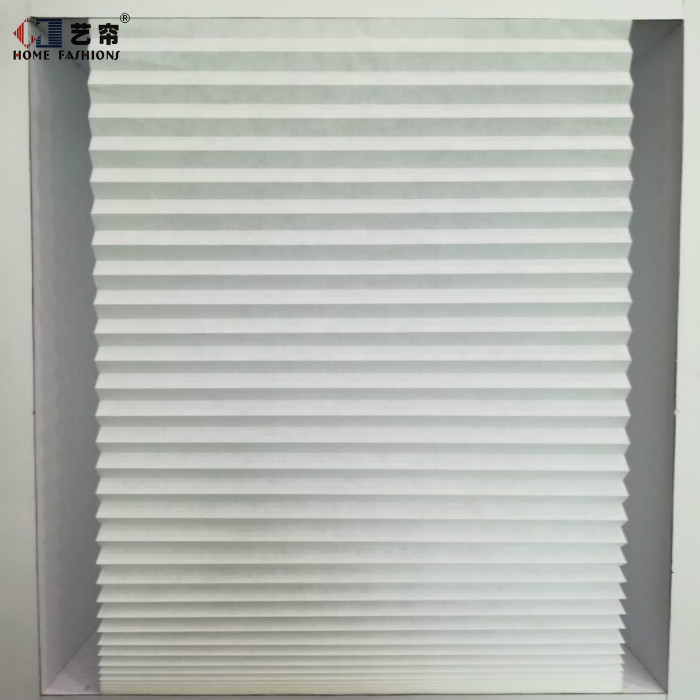 2018 Venda Quente Personalizado One-off Conveniente Falsos Tecidos Cortinas Plissadas Cortinas de Janela