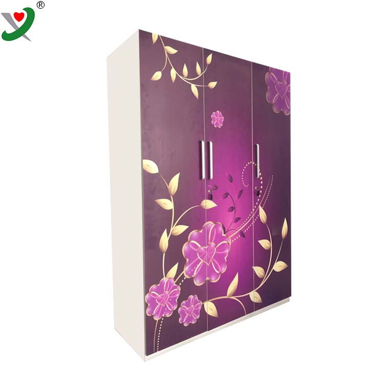 Стальной шкаф для одежды almirah, 4 двери, замок