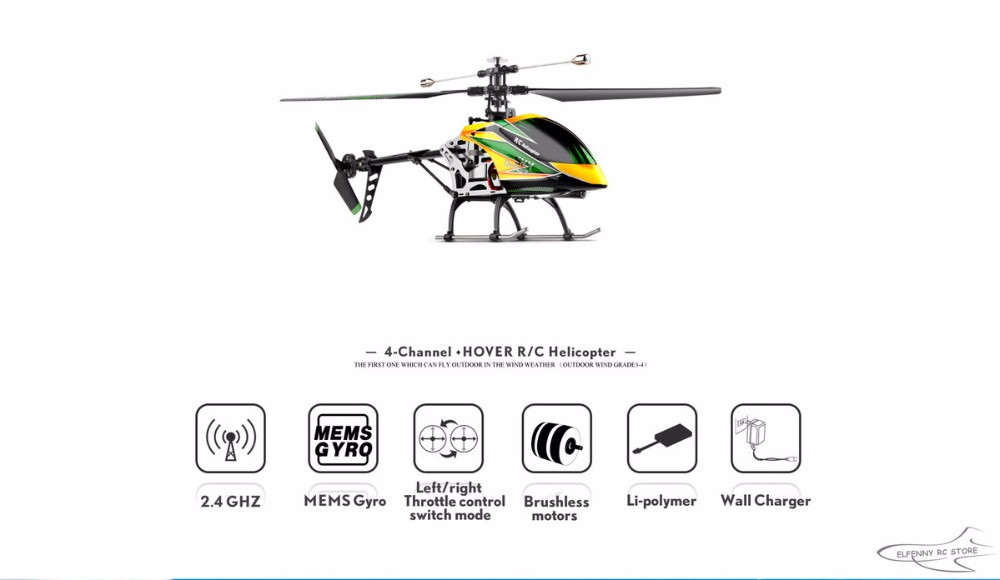 WLtoys V912 2.4G 4Ch RC Outdoor Toy Helicopter with