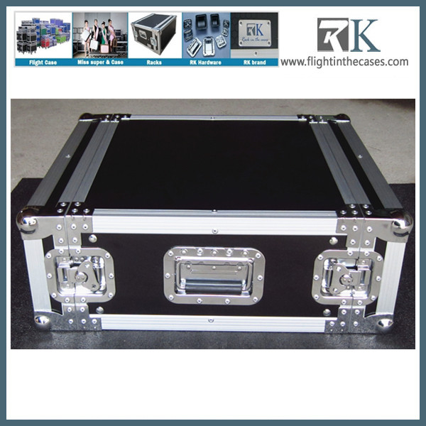 XSPRO XS3U-10 3 Space 3U ATA Effects Rack Flight Case Front and Back Rails 19 Wide