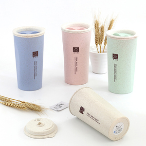 wholesale gift custom logo portable office double-layer tea coffee cup