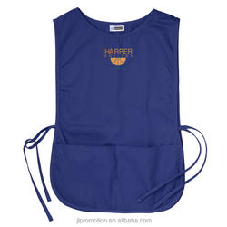 Poly-cotton Cobbler Vest apron with Two spacious front pockets with side tie closures