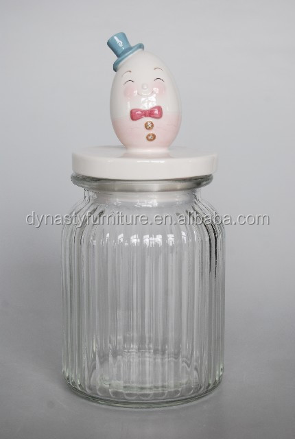 Новый продукт glass candy чайник для чая с сахаром и кофе канистры стеклянная ваза для конфет