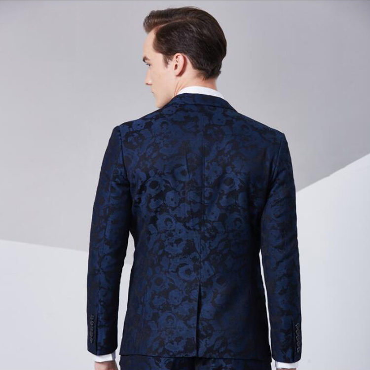 Jackets+Pants wholesale tailored suit 100%wool custom made red or blue tuxedo italian wedding suits for men